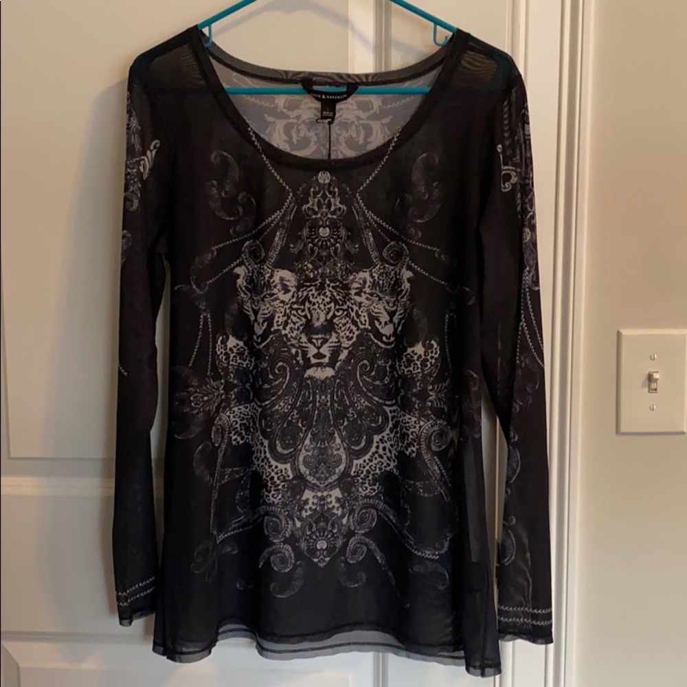 NWT Rock and Republic women’s long sleeve jersey